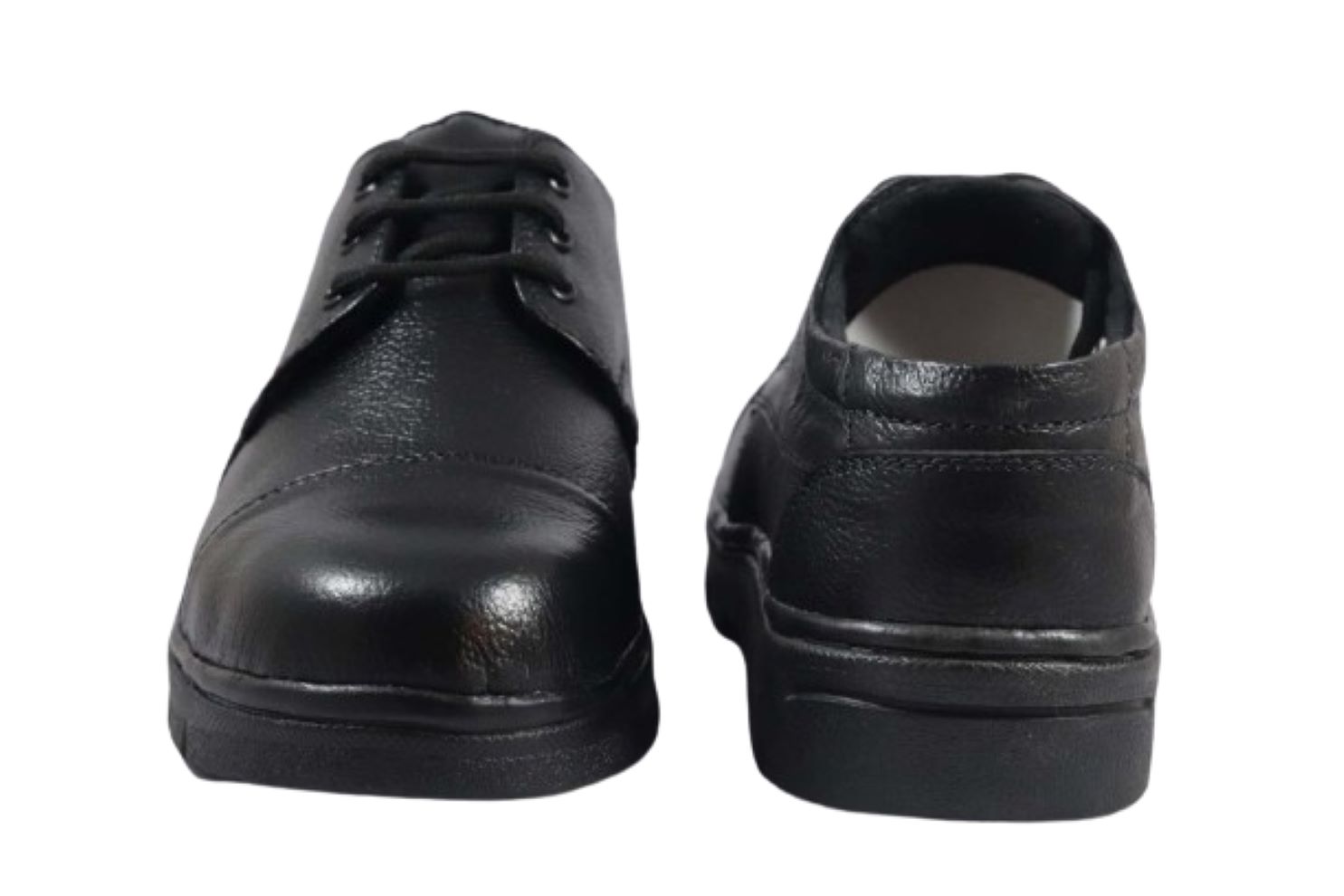 DBN STYLE 005 Real Leather Steel Toe Safety Shoes Black_2