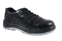 DBN STYLE 006 Real Leather Steel Toe Safety Shoes Black_0