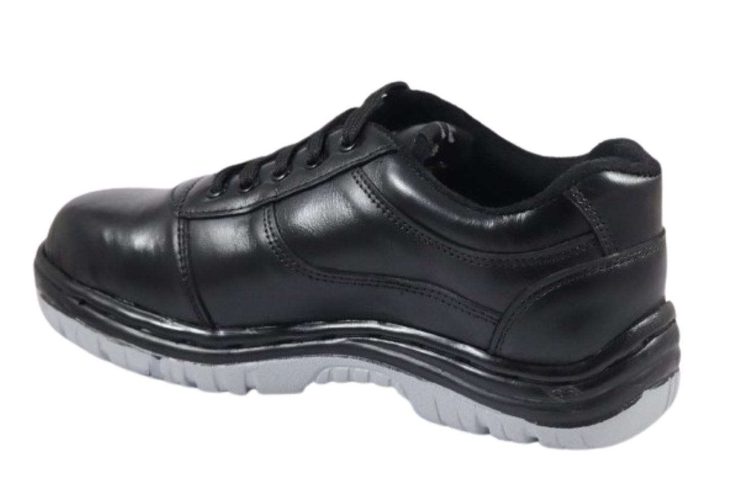 DBN STYLE 006 Real Leather Steel Toe Safety Shoes Black_1