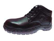 DBN STYLE 007 Real Leather Steel Toe Safety Shoes Black_0
