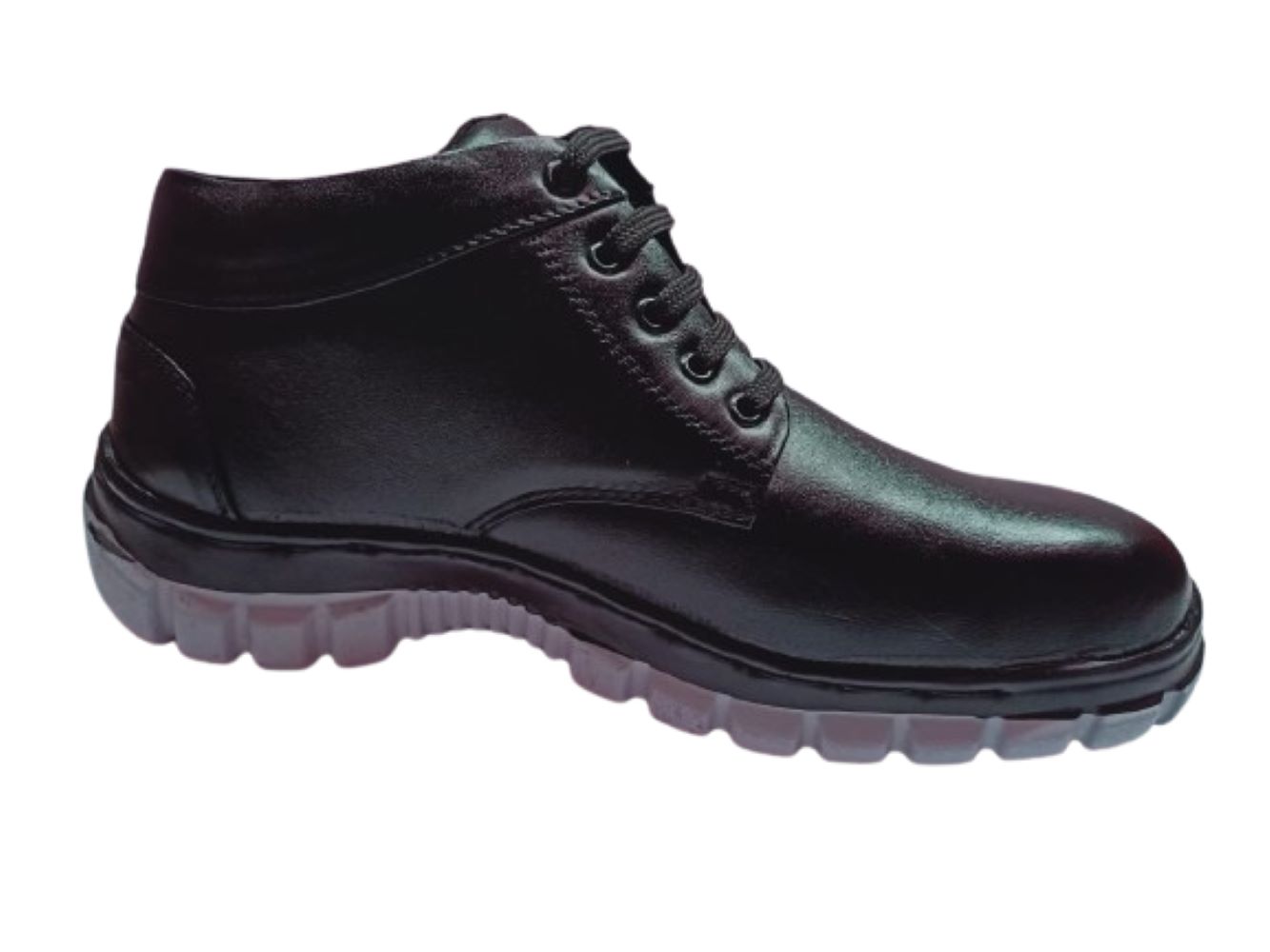 DBN STYLE 007 Real Leather Steel Toe Safety Shoes Black_1