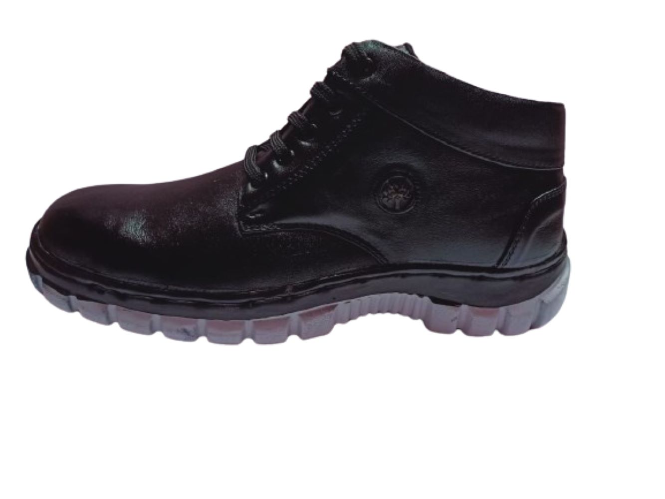 DBN STYLE 007 Real Leather Steel Toe Safety Shoes Black_3