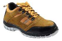 DBN STYLE 008 Suede Leather Steel Toe Safety Shoes Tan_0