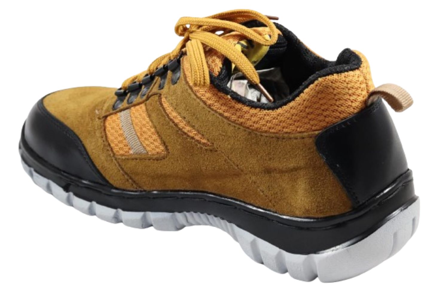 DBN STYLE 008 Suede Leather Steel Toe Safety Shoes Tan_2