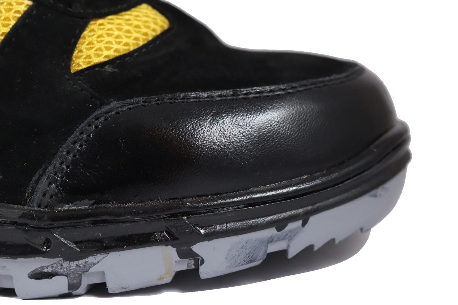 DBN STYLE 009 Suede Leather Steel Toe Safety Shoes Black_2