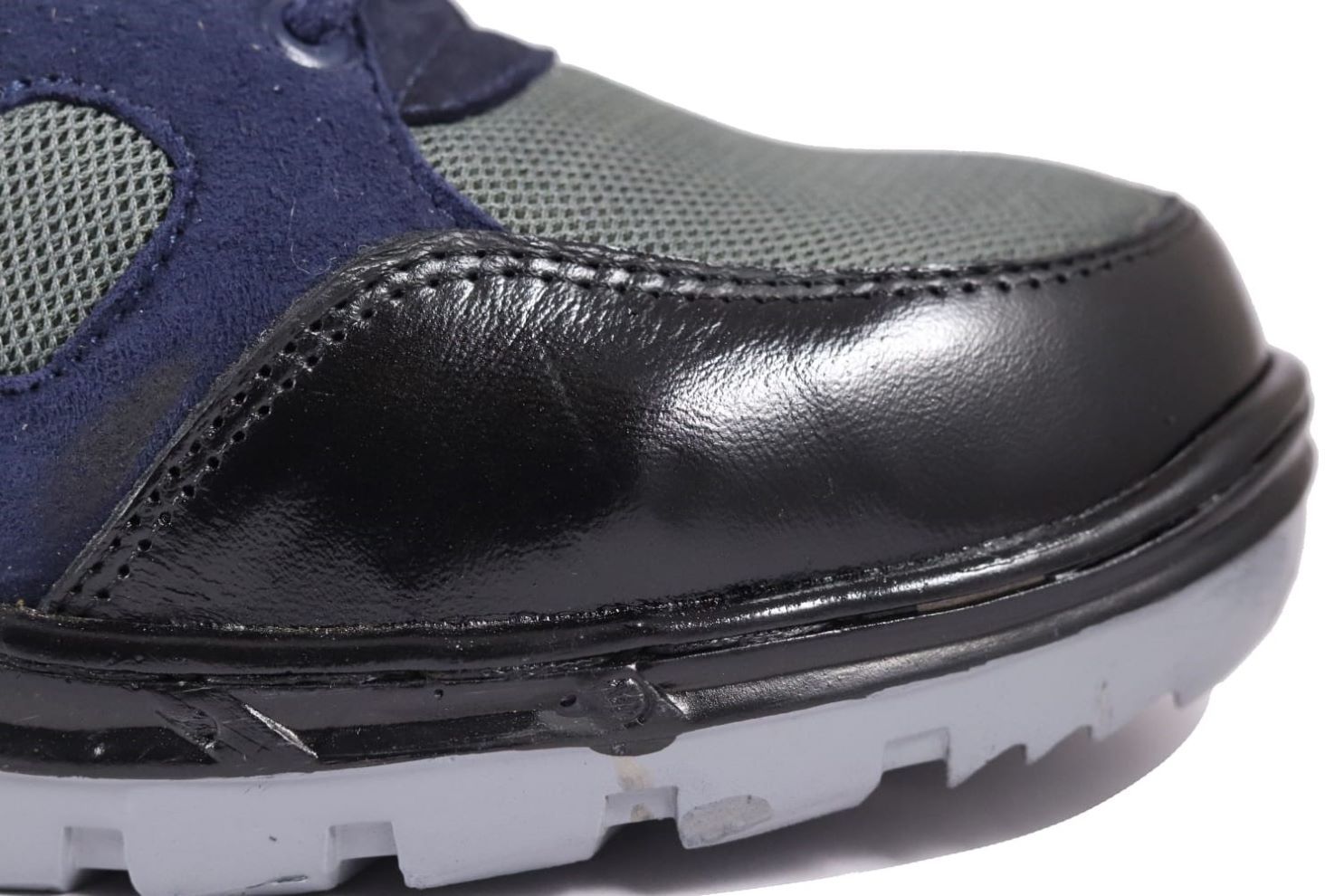 DBN STYLE 0011 Suede Leather Steel Toe Safety Shoes Grey_1