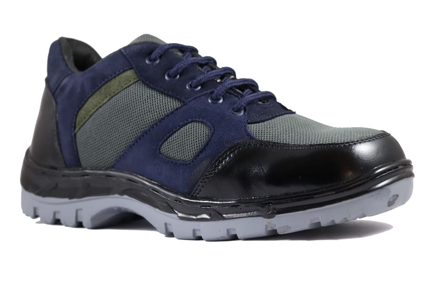 DBN STYLE 0011 Suede Leather Steel Toe Safety Shoes Grey_0