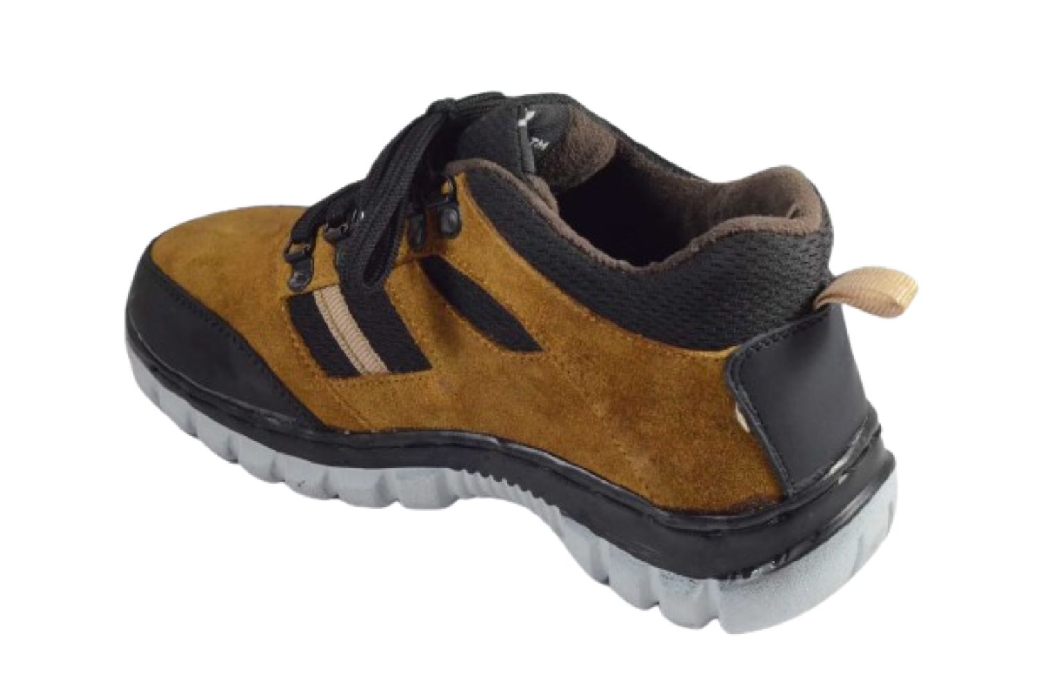 DBN STYLE 0014 Suede Leather Steel Toe Safety Shoes Tan_2