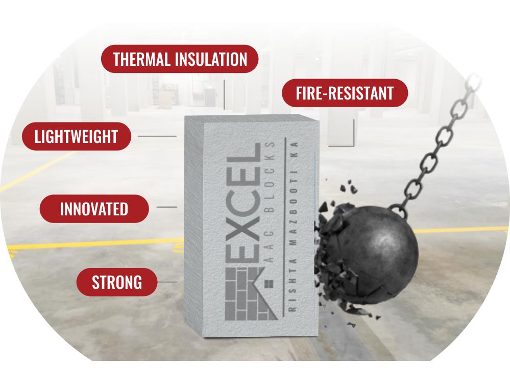 Excel 625 mm 200 mm 300 mm AAC Blocks 4.5 N/mm2_1