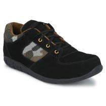ArmaDuro ADR1005 Suede Leather Steel Toe Safety Shoes Black_0