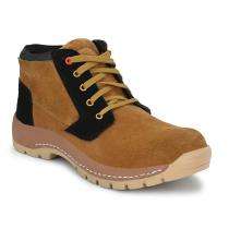 ArmaDuro ADR1002 Suede Leather Steel Toe Safety Shoes Tan_0