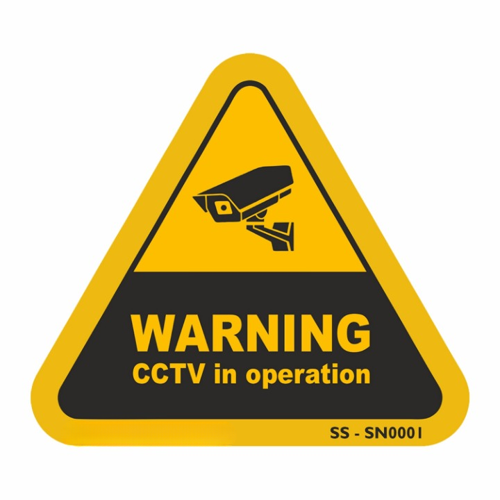 SUNSIGNS Warning Signages 5.5 x 5.5 x 6.12 inch Sunpack_0