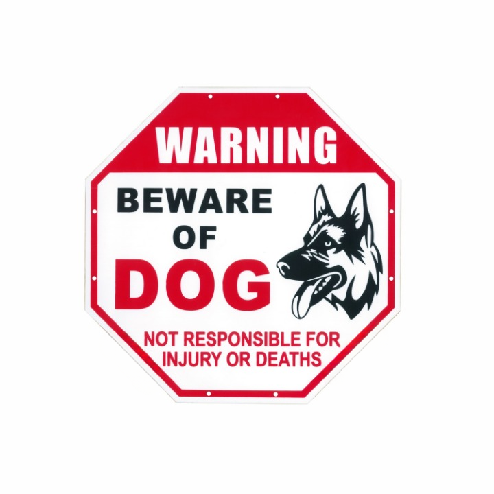 SUNSIGNS Warning Signages 12 x 12 inch ABS Sheet_0