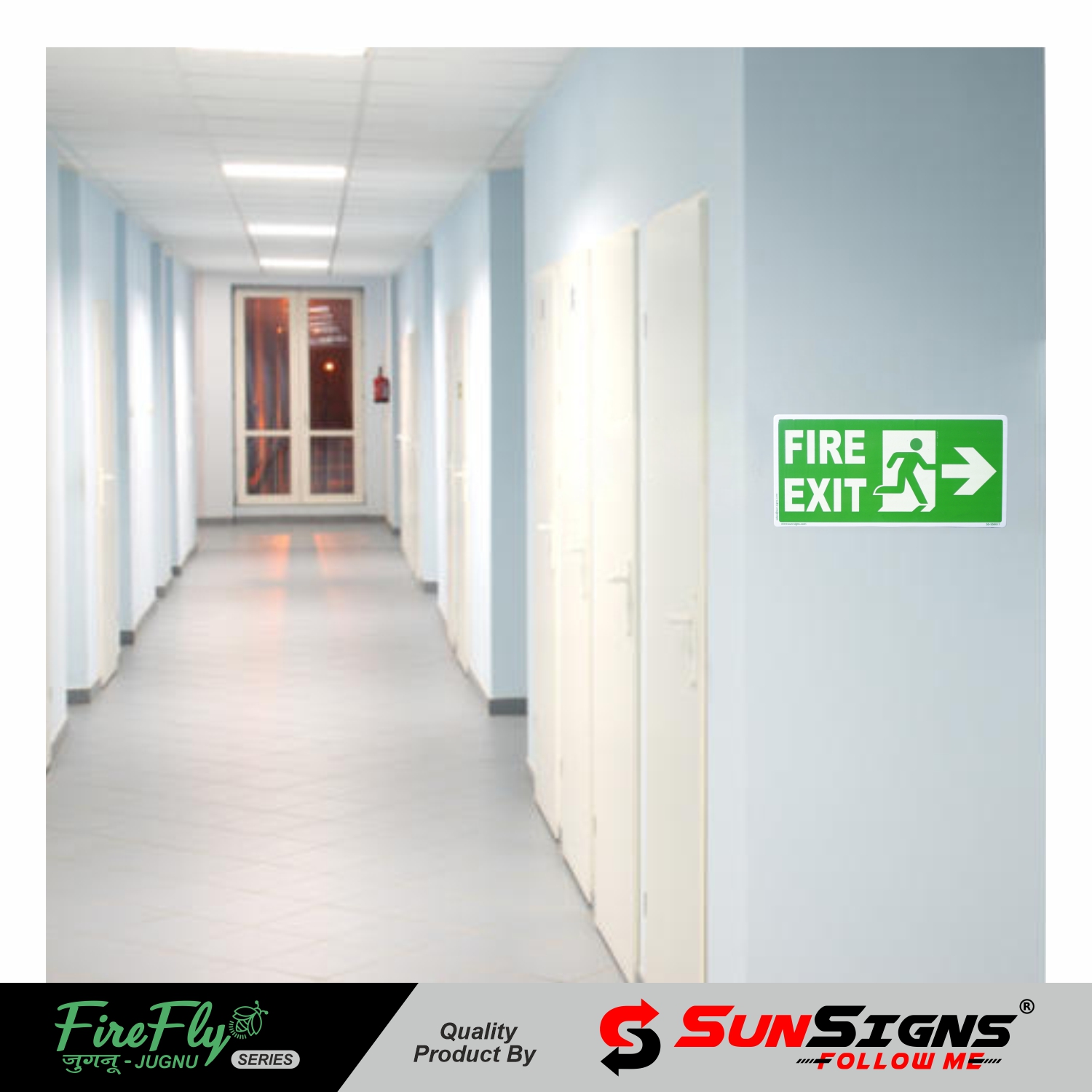 SUNSIGNS Direction Signages 12 x 6 inch ABS Sheet_2