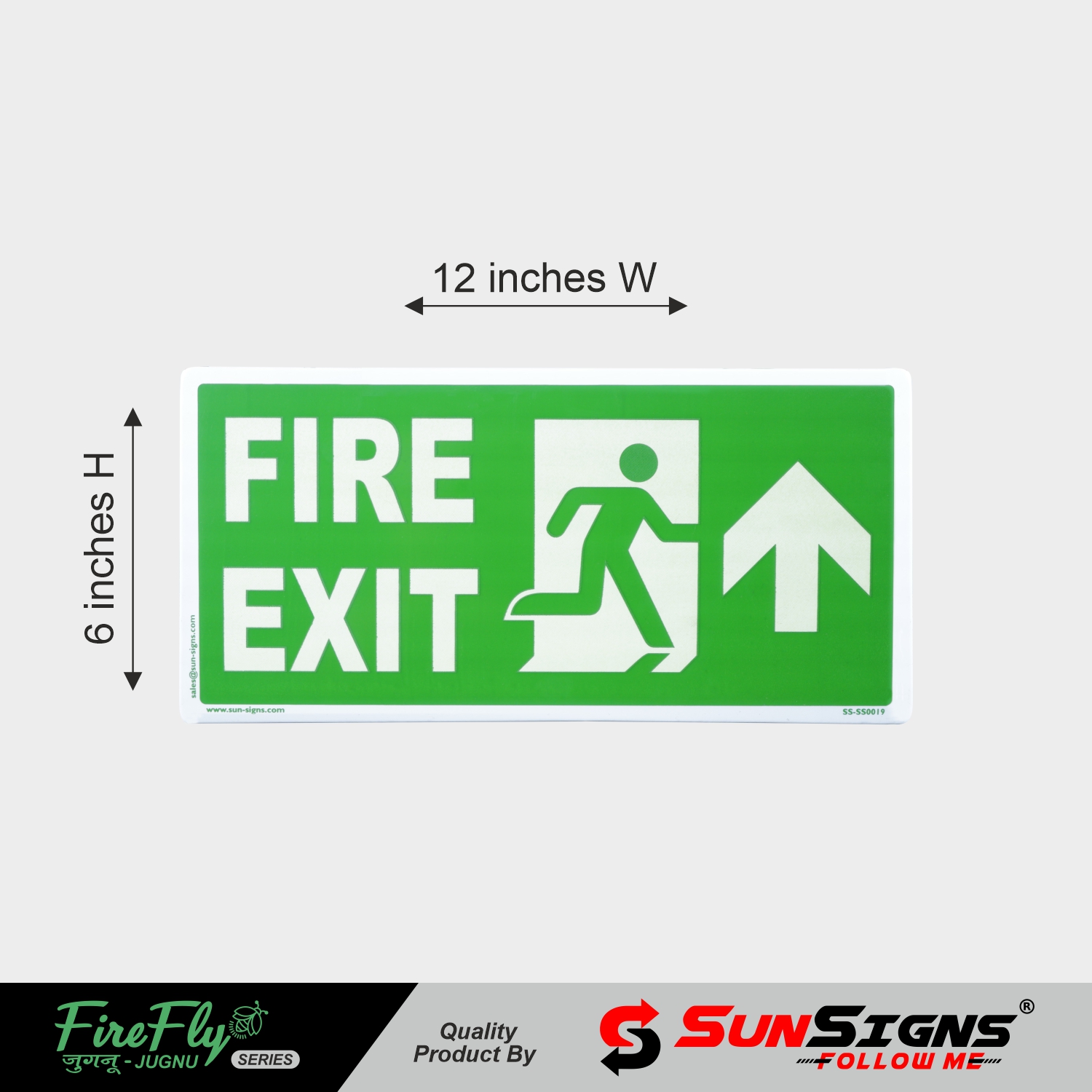 SUNSIGNS Direction Signages 12 x 6 inch ACP Sheet_4