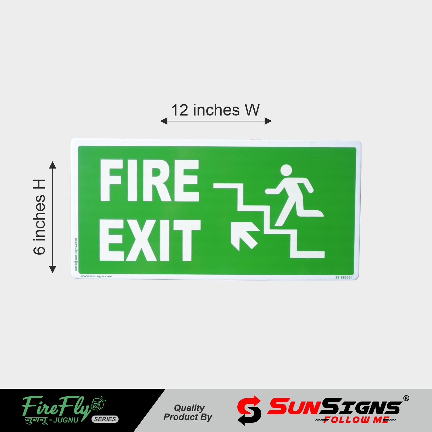 SUNSIGNS Direction Signages 12 x 6 inch ACP Sheet_4