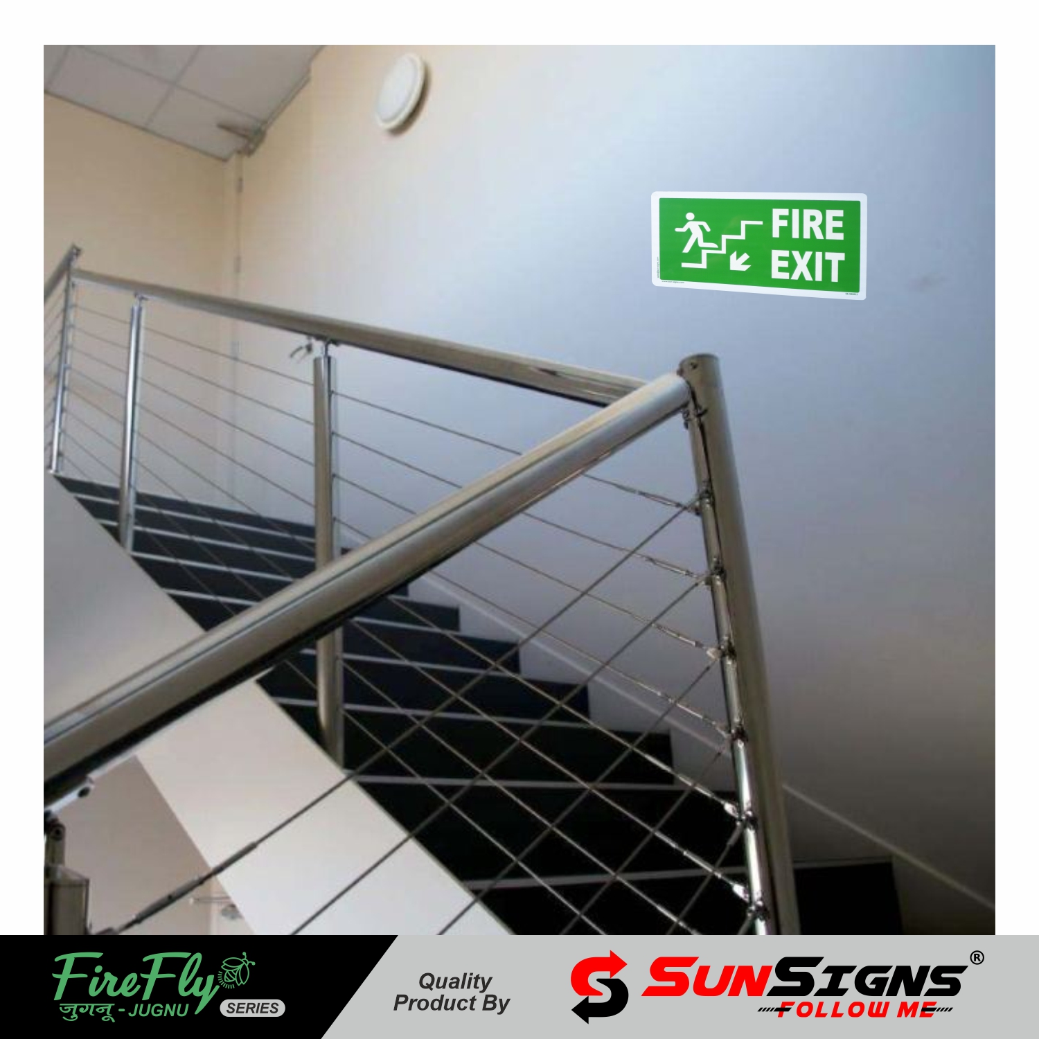 SUNSIGNS Direction Signages 12 x 6 inch ABS Sheet_2