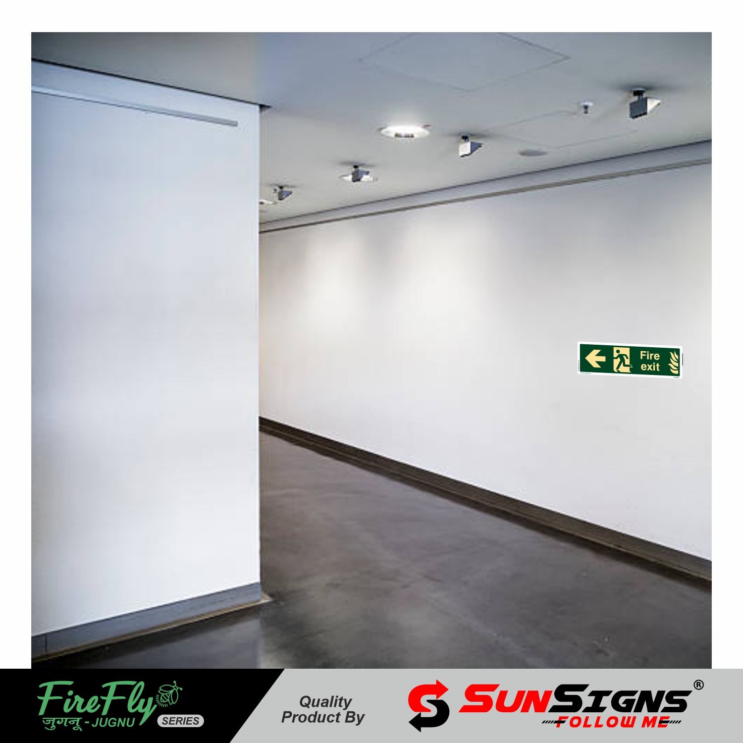 SUNSIGNS Direction Signages 4 x 12 inch ABS Sheet_2