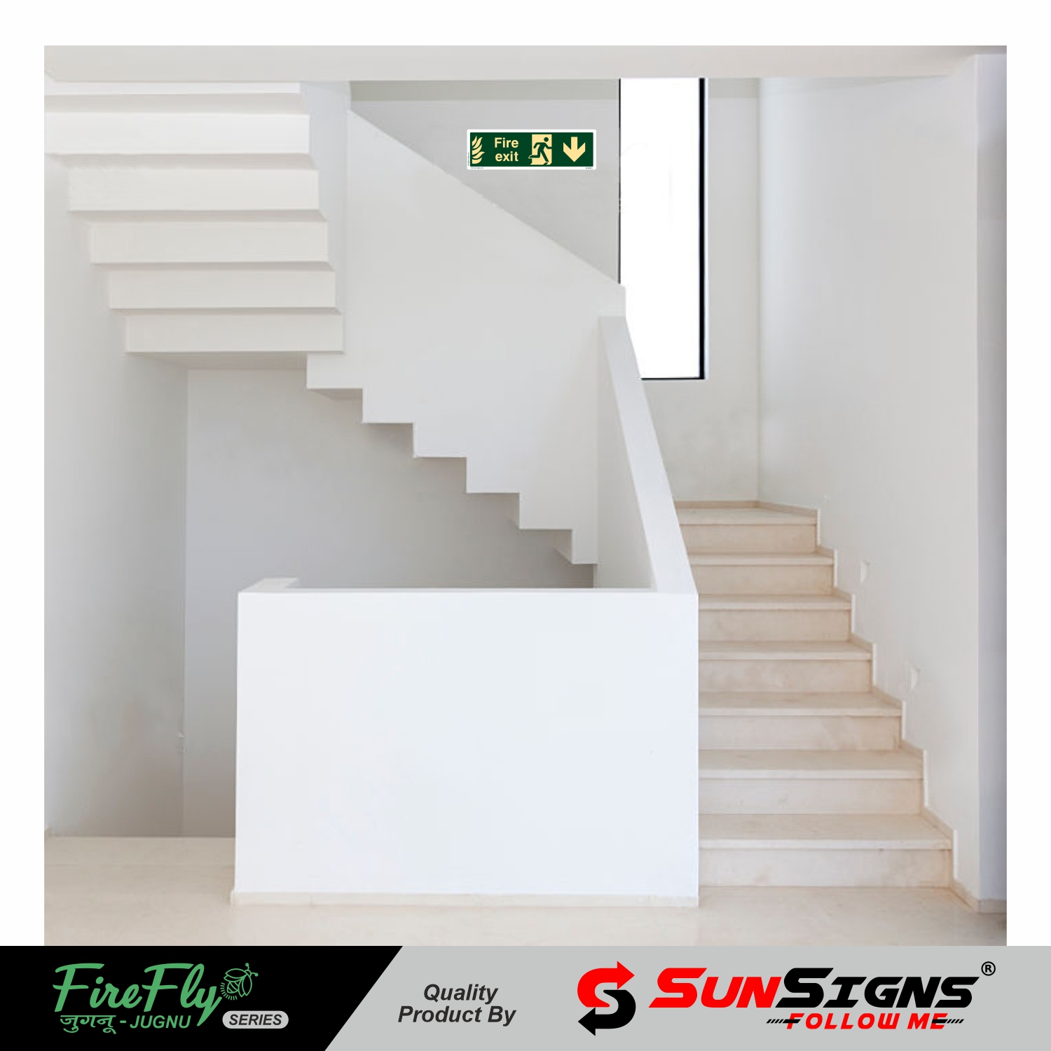 SUNSIGNS Direction Signages 4 x 12 inch ABS Sheet_2