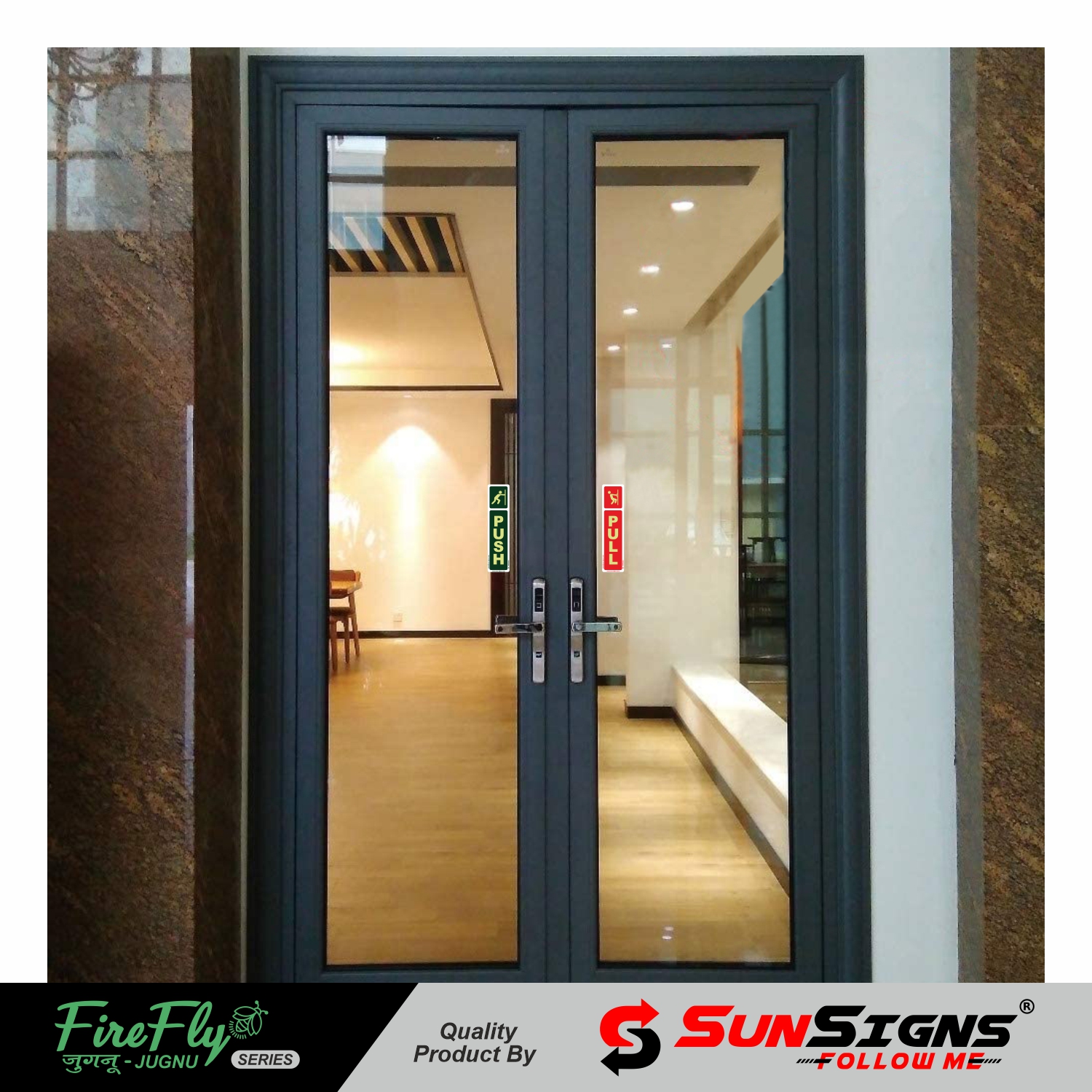 SUNSIGNS Workplace Signages 6 x 1.5 inch Vinyl_1