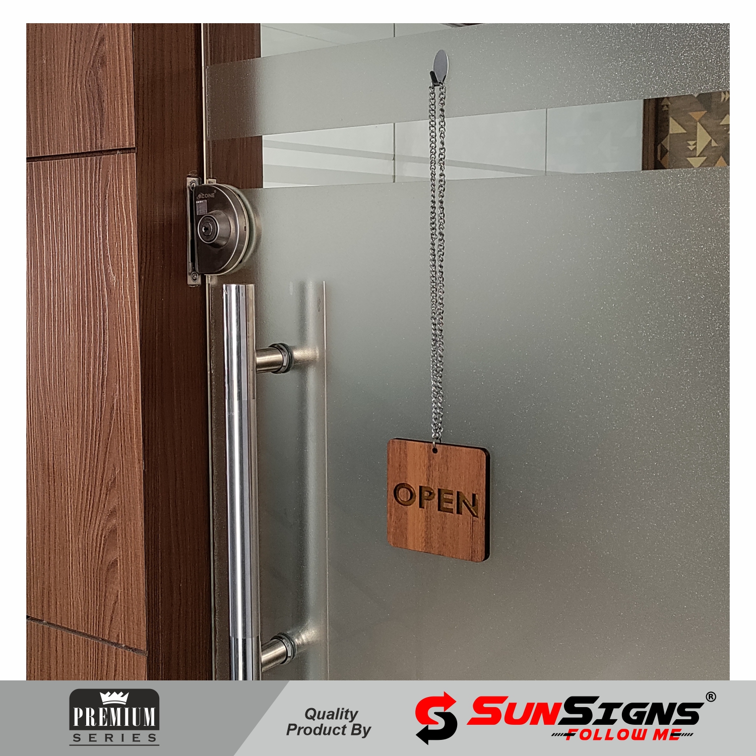 SUNSIGNS Workplace Signages 4 x 4 inch MDF_2