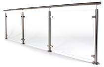 Ankur Stainless Steel and Glass Handrail Polished 4.5 x 3.5 ft_0