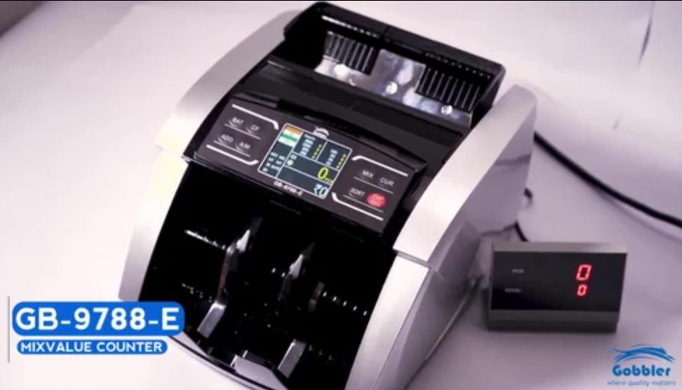 Gobbler GB-9788 E LED Note Counting Machine 1000 Notes/min 80 W_1