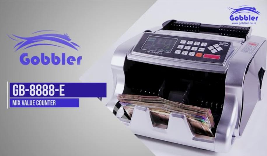 Gobbler GB-8888 E LED Note Counting Machine 1000 Notes/min 80 W_1