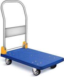 Gobbler 4 Wheel Platform Trolley 200 kg_0