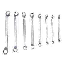 Eastman 75 - 150 mm Bi-Hexagon Ring Shallow Offset Hand Spanners E-2007-8 6 - 7 mm_0