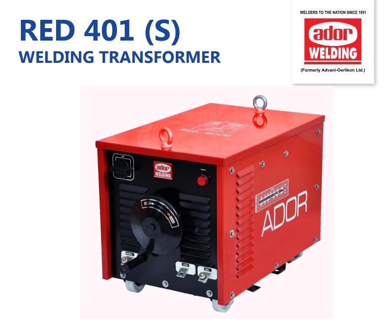 Ador 200 - 250 A TIG Arc Welding Machine Red 401 S 240 V 150 KVA_1