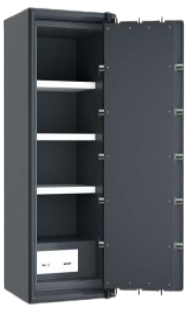 Siddhi Safe Mild Steel Key Safety Lockers 300 L Fire & Burgler 60"_2