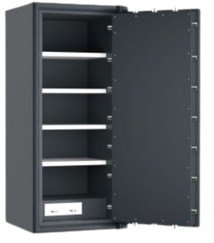 Siddhi Safe Mild Steel Key Safety Lockers 713 L Fire & Burgler 72" DD_2