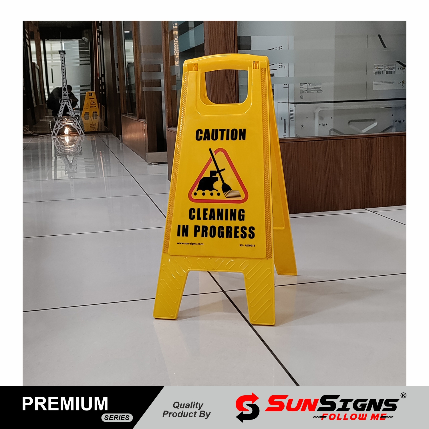 SUNSIGNS Workplace Signages 10.6 x 24 inch ABS Sheet_1