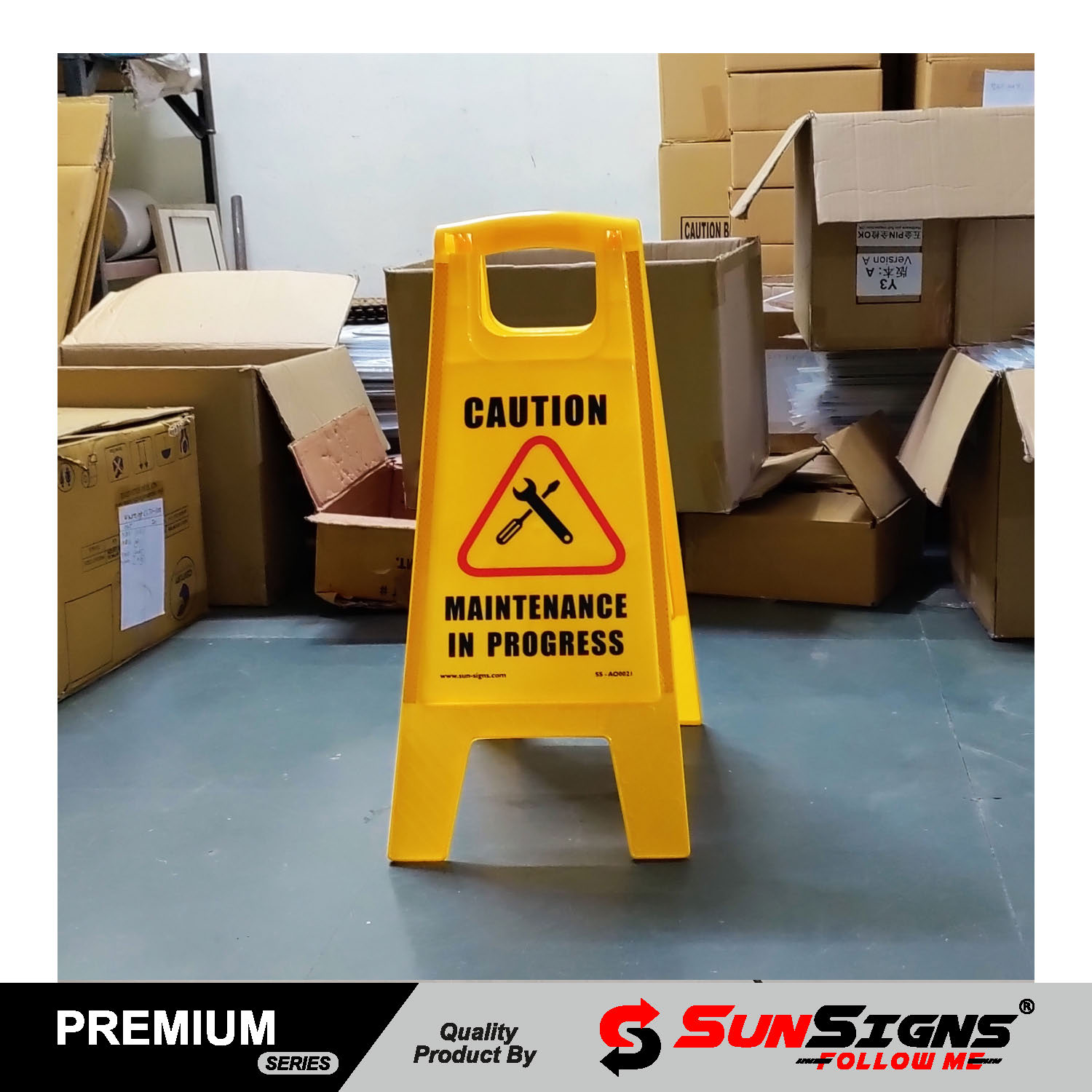 SUNSIGNS Workplace Signages 10.6 x 24 inch ABS Sheet_1