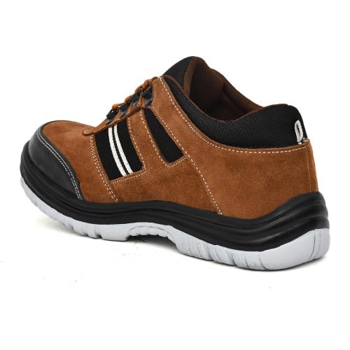 AKF Leather Steel Toe Safety Shoes Brown_2