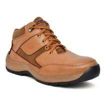AKF Leather Steel Toe Safety Shoes Tan_0