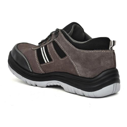 AKF Leather Steel Toe Safety Shoes Grey_2