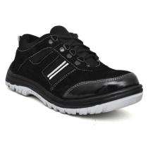 AKF Leather Steel Toe Safety Shoes Black_0