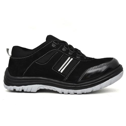 AKF Leather Steel Toe Safety Shoes Black_1
