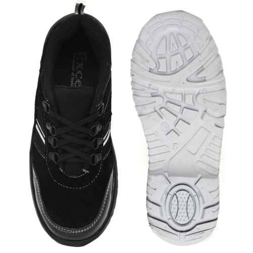 AKF Leather Steel Toe Safety Shoes Black_3