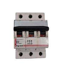 Legrand 603306 Three Pole 2 A D Curve MCB_0