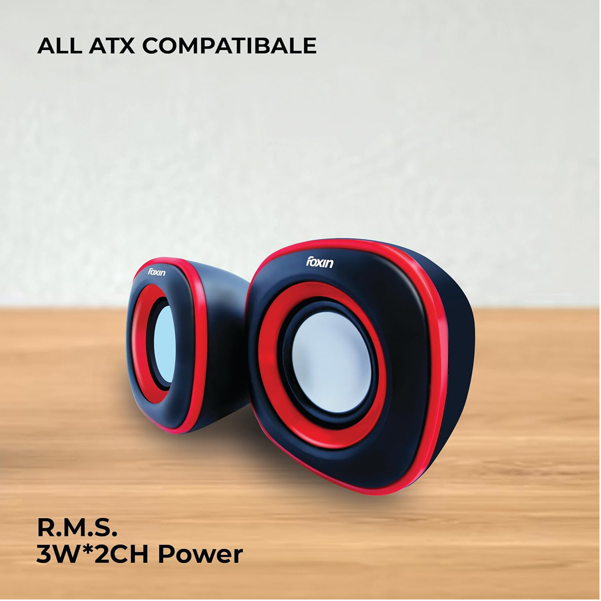 Foxin FMS 375 Plus 2.0 Home 3 W Multimedia Speaker USB, AUX_3