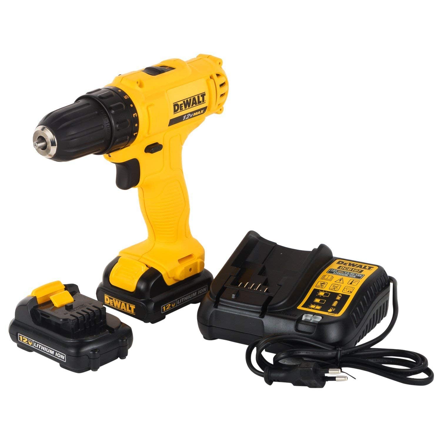 DEWALT 10 - 20 mm Cordless Rotary Hammer Drill DCD700D2-IN 12 V_1