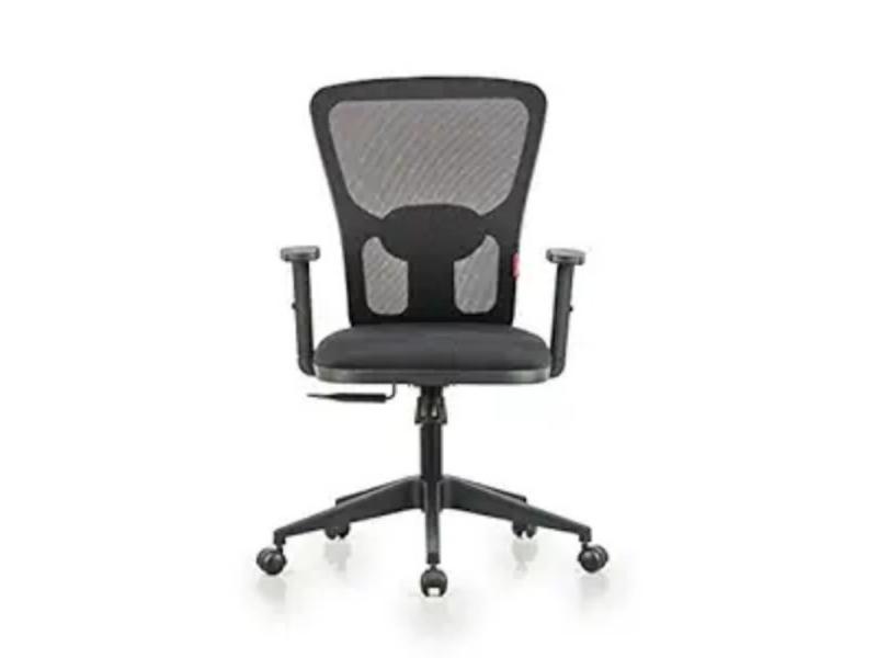 Featherlite Revolving Black 985 x 635 x 601 mm Mesh Office Chairs_0