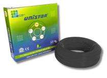 UNISTAR 4 sqmm FRLSH Electric Wire Black 90 m_0