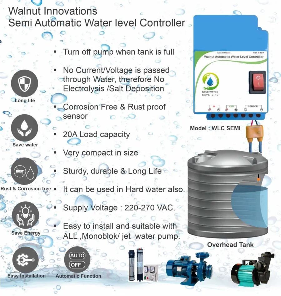 Walnut Innovations Wall Mount Water Level Controller and Indicator 0 - 10 m_1