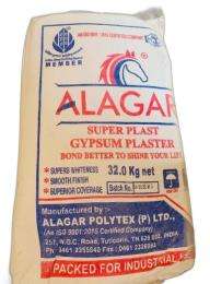 ALAGAR Super Plast Wall Gypsum Plasters 32 kg White_0