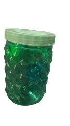 Food Storage Plastic Jar Green 150 mL_0