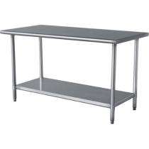 Chef Stainless Steel Table 153 x 61 x 88.5 cm Silver_0